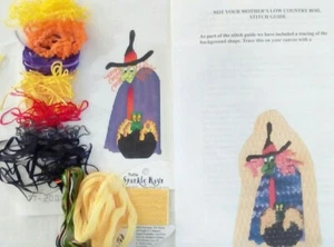 Renaissance Designs HP needlepoint WITCH LOW COUNTRY Canvas Guide Thread KIT 18m - Picture 1 of 11