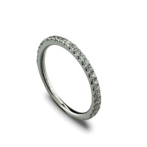 Wert 2600 Euro Memory Brillant Ring 0,30 carat in 18 Karat 750-Weißgold - Picture 1 of 4