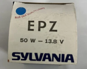 Sylvania EPZ 50W 13.8V Foto Escenario Proyección Bombilla Estudio Lámpara Proyector - Imagen 1 de 5