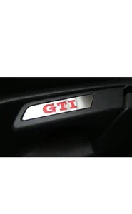Brand New GTI seat inserts alloy trim cover For VW Golf 5 Golf 6 MK5 MK6 - Picture 1 of 1
