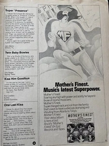 Mother's Finest, Vintage Promotional Ad - Picture 1 of 1