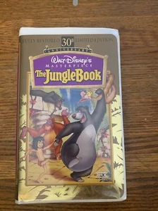 Walt Disney's Masterpiece The Jungle Book 30th Anniversary 1997 VHS   - Picture 1 of 4