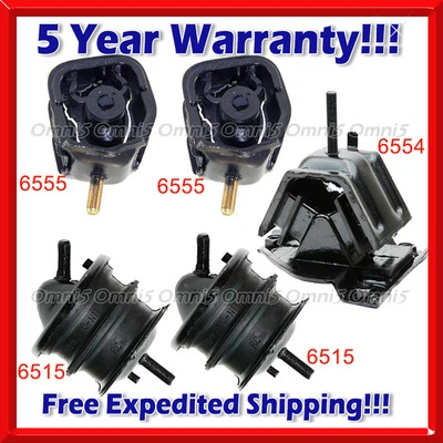 K789 Fit 1993-1995 Acura Legend 3,2 L MANUAL Trans Motor y Trans Montaje Set 5 piezas Foto 1 de 4