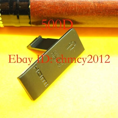 Nueva cubierta de goma USB/AV OUT/HDMI/MIC para Canon EOS 500D/Rebel T1i/Kiss X3 Foto 1 de 2