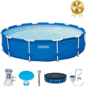 INTEX 28214 Frame Pool 366 x 84 cm Complete Set - Bild 1 von 6