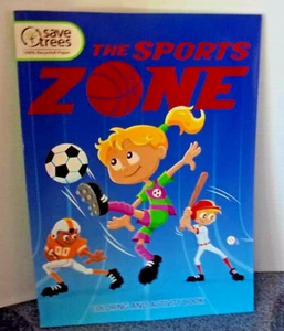 The Sports Zone Coloring And Activity Book On Recycled Paper 2016 Ages 3+ New - Picture 1 of 6