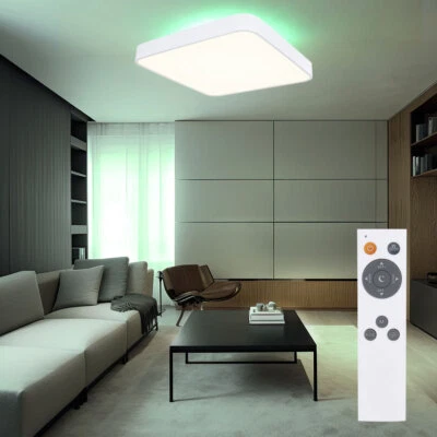 Plafonnier Suspension Couloir Télécommande Dimmable Tdc RGB LED L 73 CM - Photo 1/4