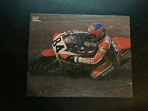 Vintage Honda Grand Prix Puzzle 1984 Flyin' Fred Merkel USA - Picture 1 of 2