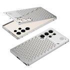 For Samsung Galaxy S23 Ultra, Heat Sinks Hybrid Metal Bumper Magnetic Cover Case