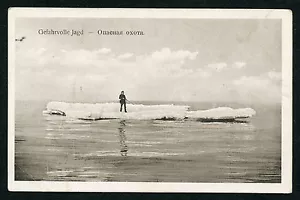 Russia Russian Postcard Arctic Dangerous Hunting Nice Condition !!! - Picture 1 of 2