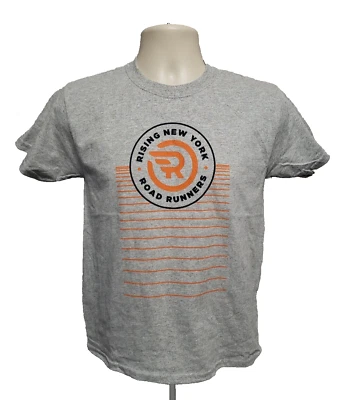 Camiseta gris mediana juvenil NYRR Rising New York Road Runners Foto 1 de 4