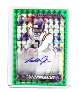 RANDALL CUNNINGHAM 2024 TOPPS CROMO VARIACIÓN AUTÓGRAFO AUTOMÁTICO #01/99 - ¡VIKINGOS!! - Imagen 1 de 2