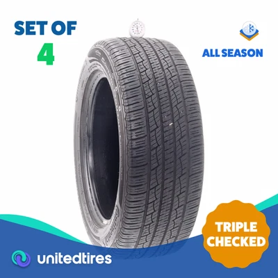Set of (4) Used 215/55R16 Continental ControlContact Tour A/S Plus - 6.5-8/32 - Image 1 of 4