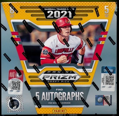 🔥🔥2021 Panini Prizm Selecciones del draft Béisbol Hobby Box (sellado de fábrica) 🔥🔥 Foto 1 de 2