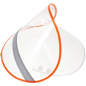  Transparent Schild Poncho Kapuze Krempe klar Regenschutz für Regenmantel - Bild 1 von 12