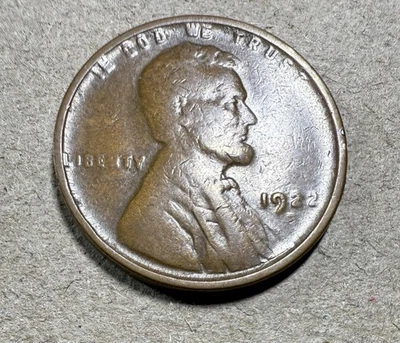 1922 “Weak D” Lincoln Wheat Cent – Key Variety – Nice Detail! - Image 1 of 4
