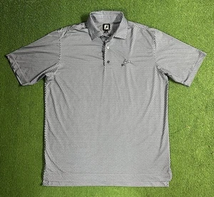 FootJoy Mens Large Multicolor Diamond Pattern Short Sleeve Polo Golf Shirt - Picture 1 of 12