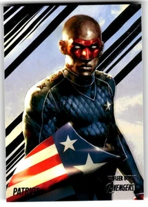 22' Fleer Ultra Avengers Trading Card Silver Foil #51 Patriot - Picture 1 of 4