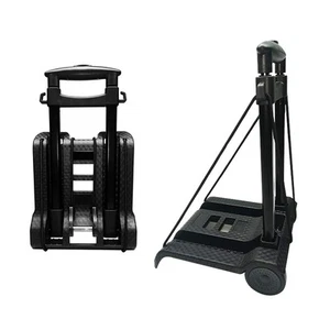 Portable Folding Hand Truck Lightweight Trolley Compact Utility Cart with 50k... - Picture 1 of 8