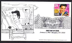 Elvis Presley #2721 Desconocido Cachet Memphis Música Cancelar Sin Dirección (Lote 272) - Imagen 1 de 1