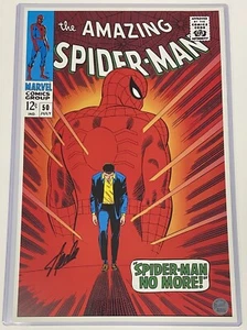Marvel Amazing Spider-Man #50 Autograph Signed Stan Lee 11x17 Art Print Litho - Picture 1 of 2