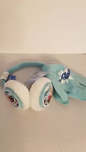 New Frozen Anna & Elsa Winter Earmuffs and Gloves - Sz Small - Picture 1 of 1