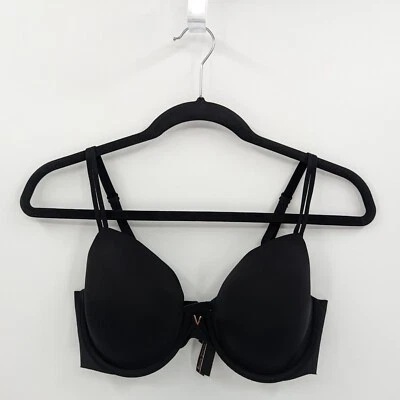 Victoria's Secret Bra 34D Black Lined Perfect Coverage Seamless-READ - Image 1 of 4