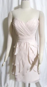 NEW Womens Ladies ALLURE BRIDALS Soft Pink Short Formal Party Dress 10 Orig $172 - Picture 1 of 7