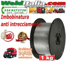 BOBINA FILO ANIMATO SALDATRICE Ø 0,9 MM. DA 1,0 KG NO GAS TELWIN DECA AWELCO 