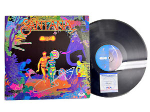 CARLOS SANTANA SIGNED LP VINYL ALBUM PSA/DNA COA AUTOGRAPHED AMIGOS GUITAR