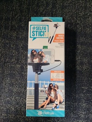 ReTrak - El palo selfie de control con cable original - negro Foto 1 de 2