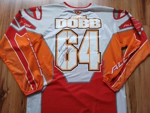 James Jamie Dobb Motocross Jersey Shirt Maillot KTM MX handsigned worn 2-Stroke - Bild 1 von 3