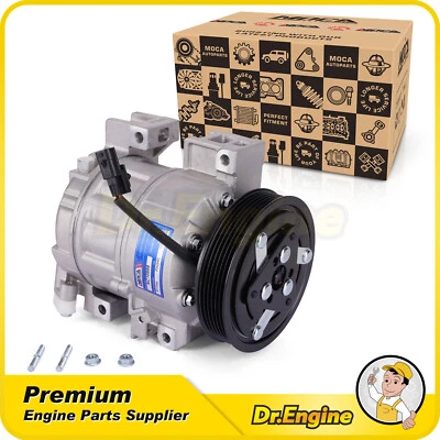 AC Compressor with Clutch fit 2007-2012 Nissan Altima Sentra L4 2.5L GAS ONLY - Image 1 of 4
