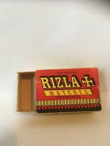 Rizla Matches Matchbox - Empty -1980's Rare Vintage Fast UK Dispatch