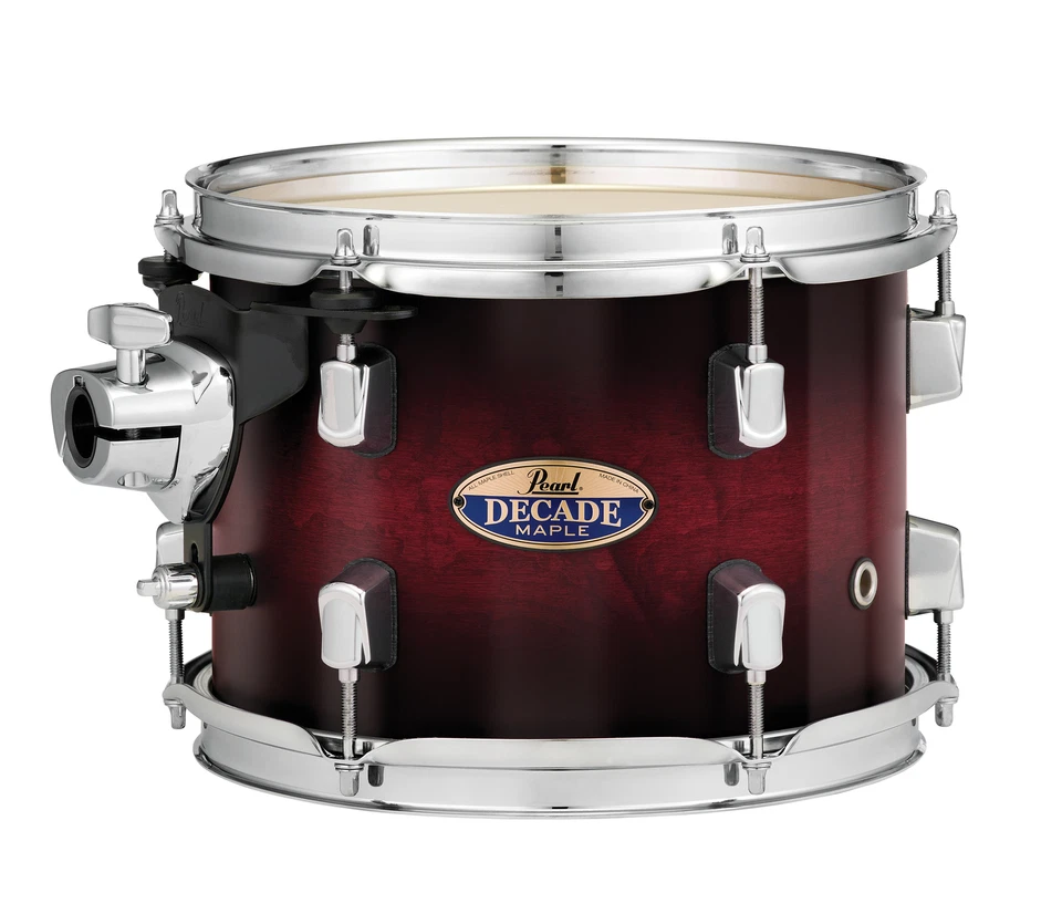 Pearl Decade Maple Tom 8x7 Deep Red Burst - Video Demo