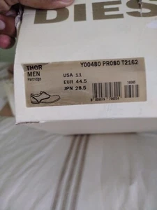 Diesel Thor Shoes Size 11 Men - Picture 1 of 10
