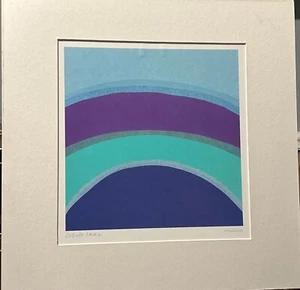 Cobalt Skies Lithograph By Amaina lithograph only 17.5”x17.5” - Picture 1 of 7