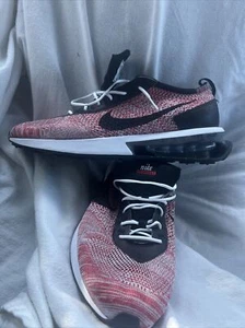 Neu Nike Air Max Flyknit Racer Herren Größe 13 rot schwarz grau Schuhe FD2764-600 - Bild 1 von 9