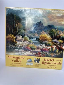 SunsOut Springtime Valley 1000 Piece Jigsaw Puzzle By James Lee - Picture 1 of 2