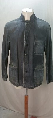 articolo d1965 giacca jeans cerruti jeans taglia it 50 blu cotone misure sono as - Imagen 1 de 4