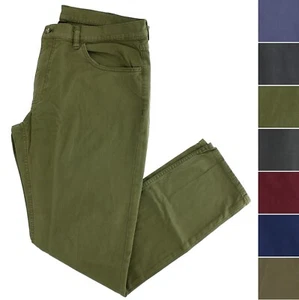 Brooks Brothers Men's Chino Pants Slim Fit Cotton Poly 5-Pocket Tapered Leg Pant - Picture 1 of 13