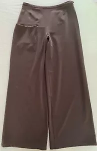 ISCHIKO OSKA TROUSERS SZ 14 BROWN HIGH WAIST WIDE LEG POCKET 31” LEG SEE DETAILS - Picture 1 of 11