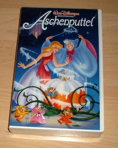 VHS Film - Walt Disney's Meisterwerke - Aschenputtel - Videokassette - Bild 1 von 2
