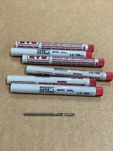 (6 Stück) RTW 1,90 mm Vollhartmetall Mikrobohrer (0,0748") 098527 554909 - Bild 1 von 3