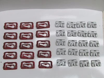 1970-1972 Monte Carlo Front & Rear Glass Molding Clips Set For Window Trim - Image 1 of 4