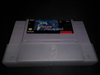 Space Megaforce Authentic Super Nintendo SNES EXMT cartridge+manual+DC read - Image 1 of 4