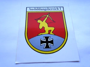 Aufkleber Bundeswehr Heeresflugabwehrschule Ausbildungsbereich 1 ca 7,5x9 cm - Picture 1 of 1