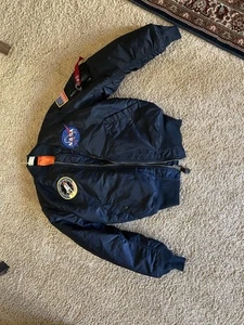 NASA 100th space shuttle mission jacket zipper front - Picture 1 of 6