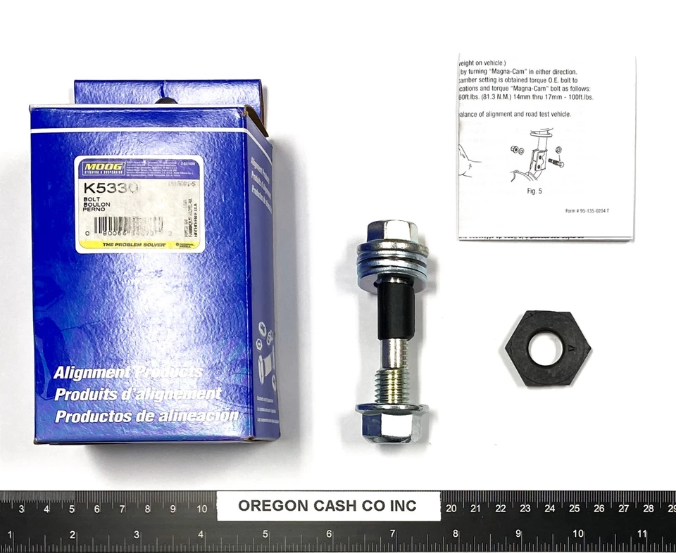 Kit de inclinación de alineación Moog K5330 Chevy GMC Honda Hyundai Jeep Kia Nissan ¡MÁS! Foto 1 de 3
