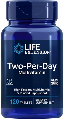 Life Extension Two Per Day 120 Tabletten Nahrungsergänzungsmittel - Bild 1 von 3